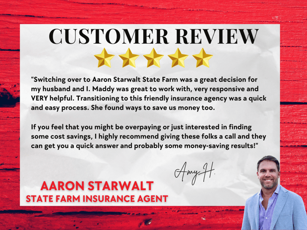 Images Aaron Starwalt - State Farm Insurance Agent