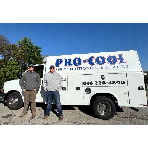 Pro-Cool Air Conditioning & Heating Logo