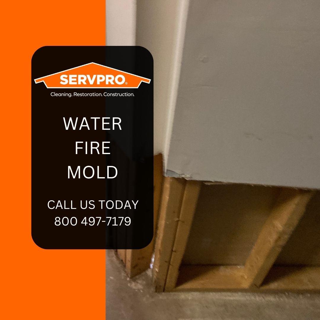 We Handle Water, Fire, Mold Cleanup and Restoration