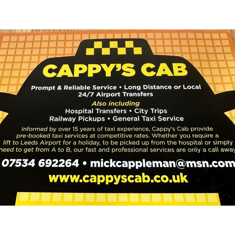 LOGO Cappy's Cabs Scarborough 07534 692264