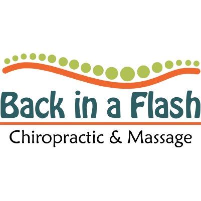 Back in a Flash Chiropractic and Massage Logo