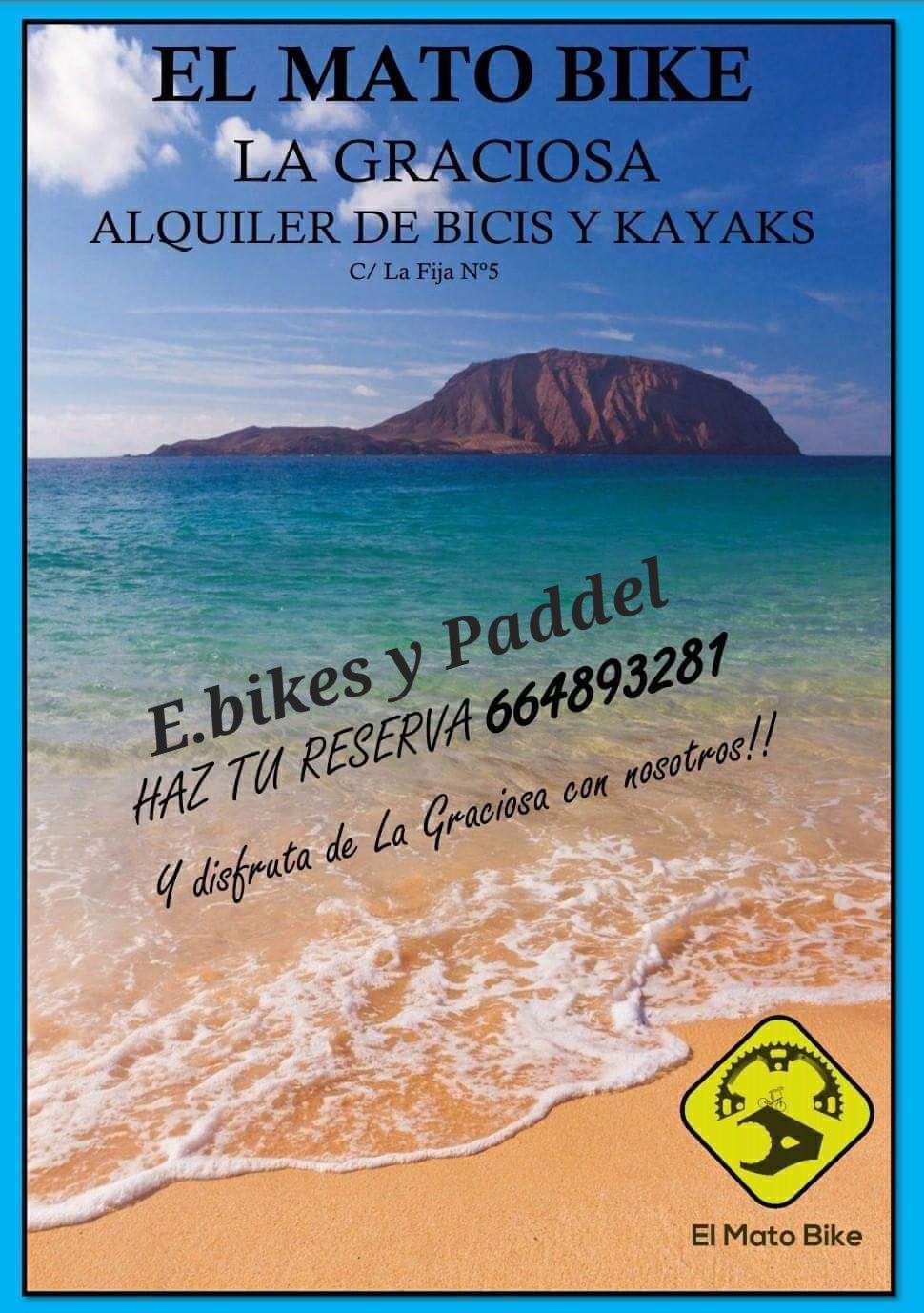 Images El Mato bike- Rent a bike -bicicletas -electricas - isla la Graciosa