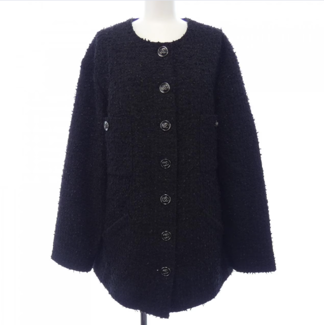 シャネル CHANEL ノーカラージャケット