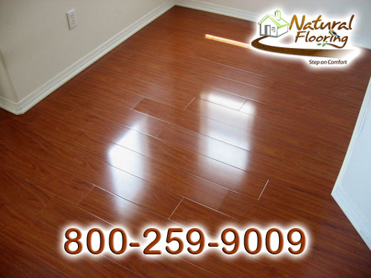 Santos Mahogany Glossy Laminate Floor