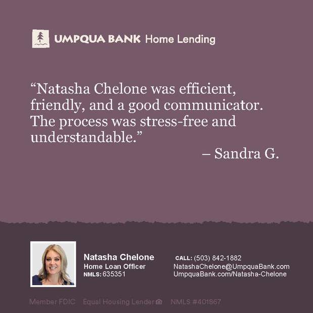 Images Natasha Chelone - Umpqua Bank Home Lending