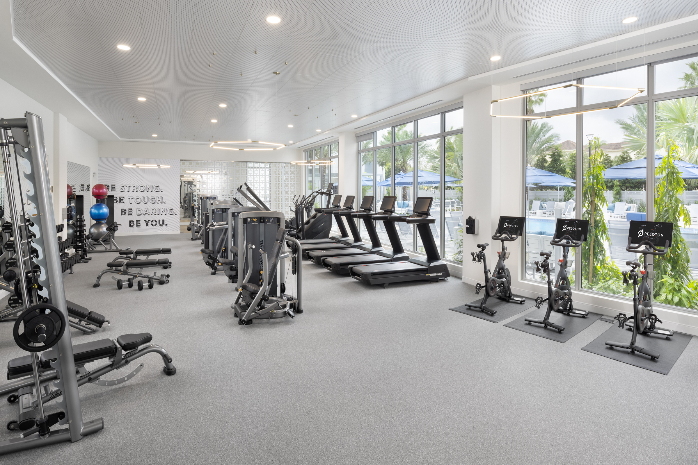 Fitness Center at The Marc Luxury Apartments in Palm Beach Gardens FL