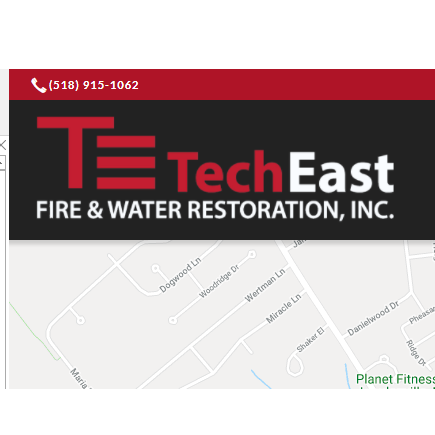 TechEast Fire & Water Restoration Inc. Logo