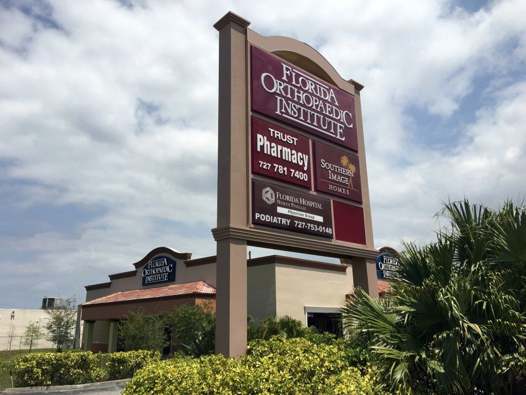 Florida Orthopaedic Institute Palm Harbor Signage