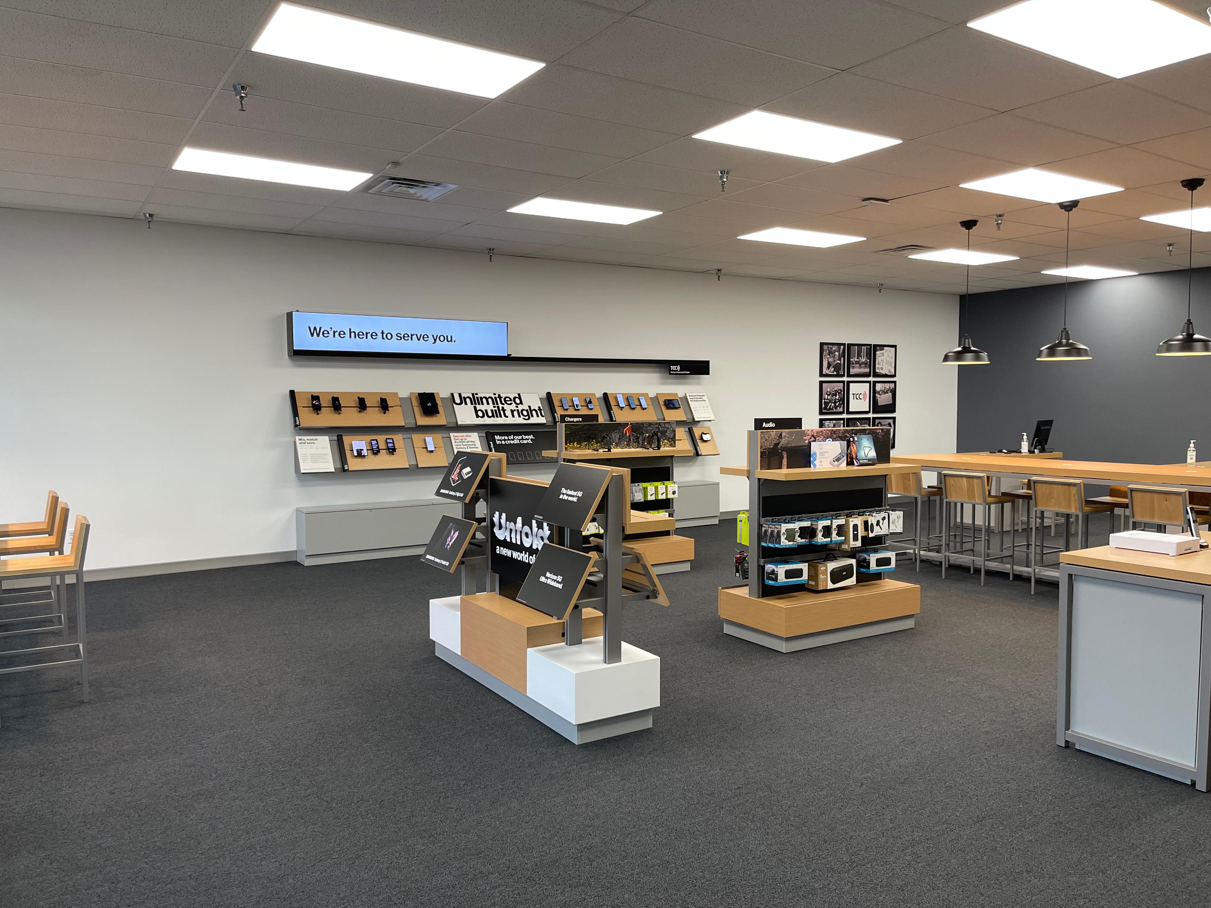 TCC, Verizon Authorized Retailer
275 New Britain Ave
Plainville, CT