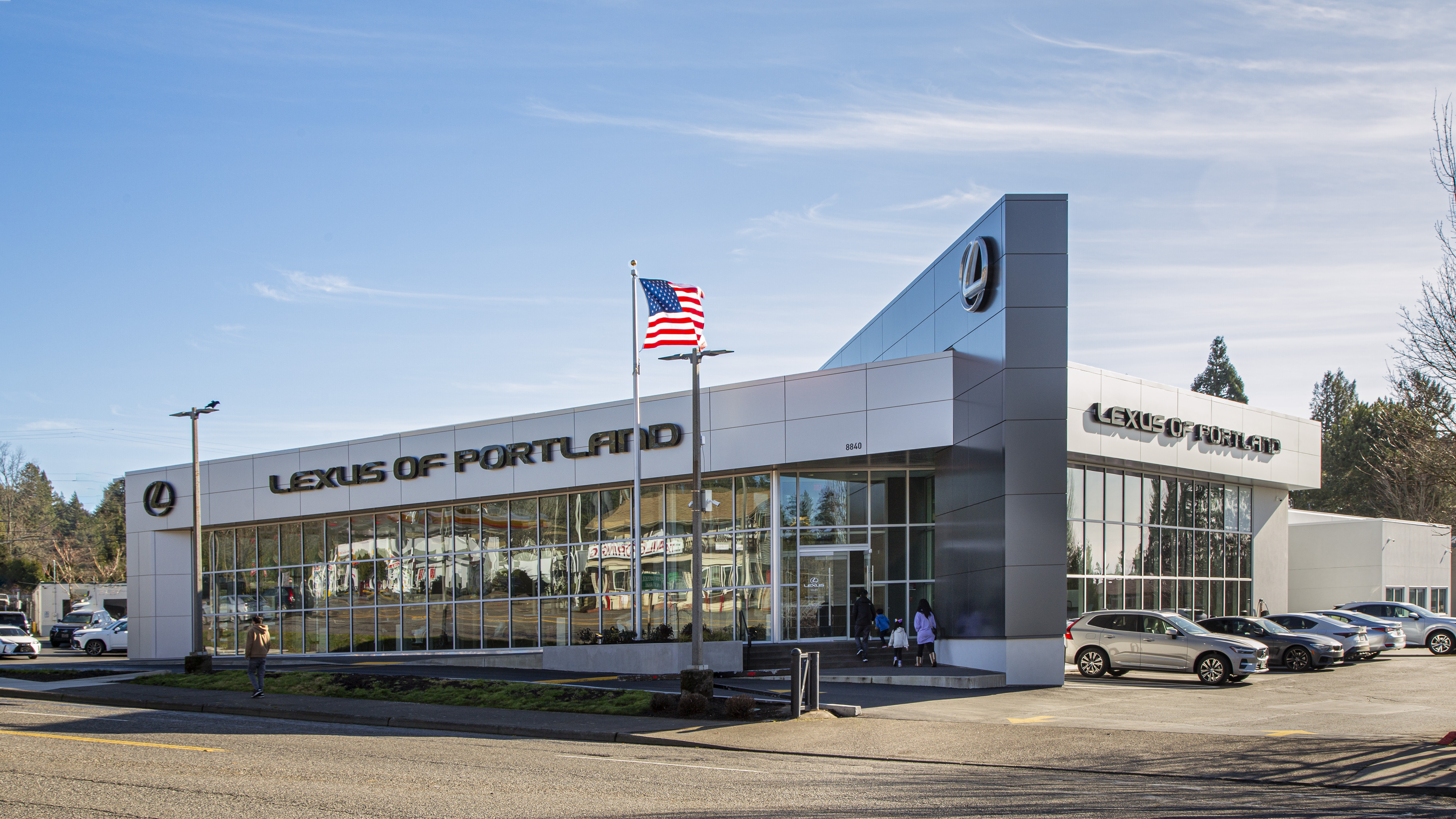 Exterior photo of Lexus of Portland