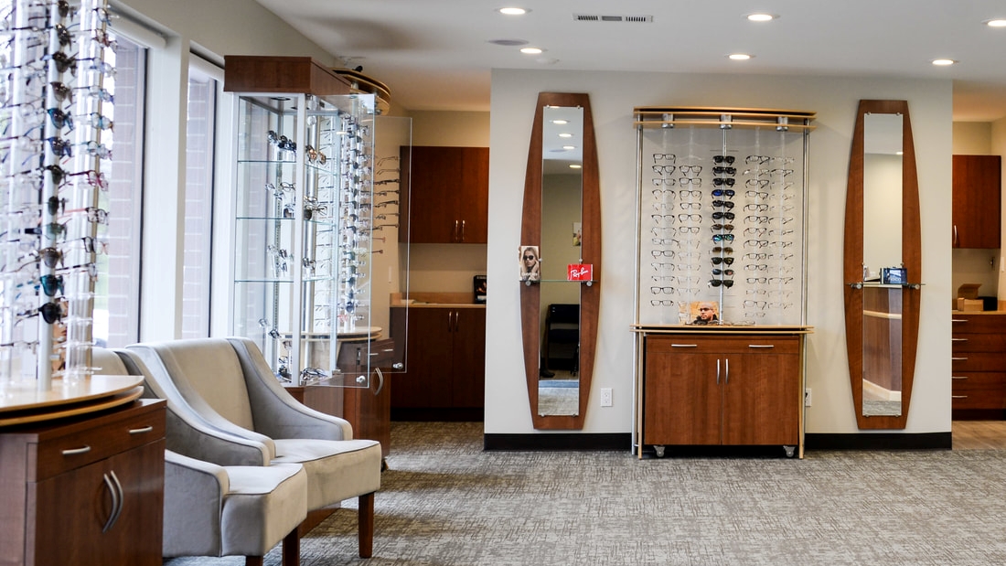 eyeglasses collection in our optical in Sacramento