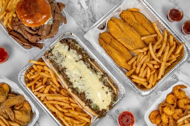 Images Happy Philly Steak Shrimp Fish & Chicken Max