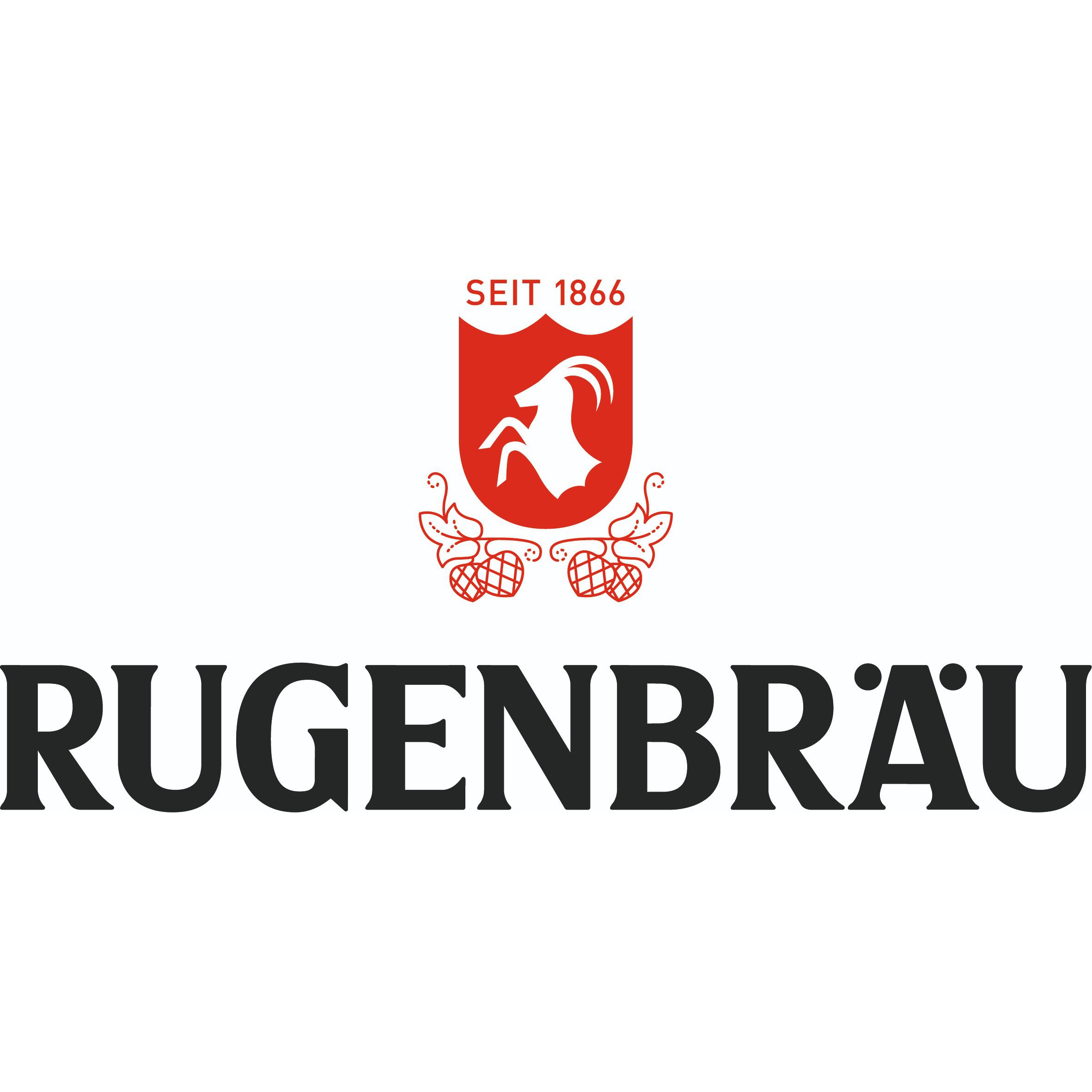 Rugenbräu AG: Brauerei + Rugen Gnuss-Wält Verkaufsladen Logo