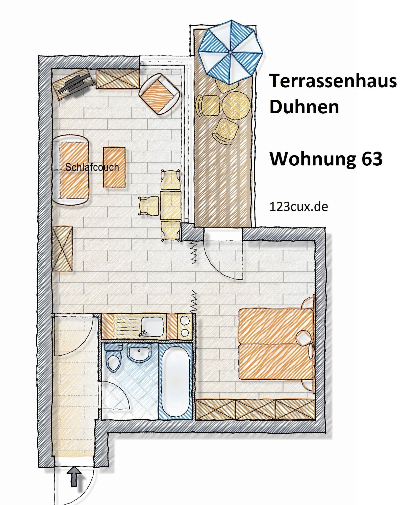 Ferienwohnungen Krummenerl - Ferienwohnungsvermittlung, Drangstweg 90 in Cuxhaven