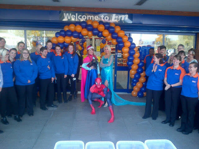 Farlington store opening with Disney's Frozen Elsa and Anna and Spiderman!