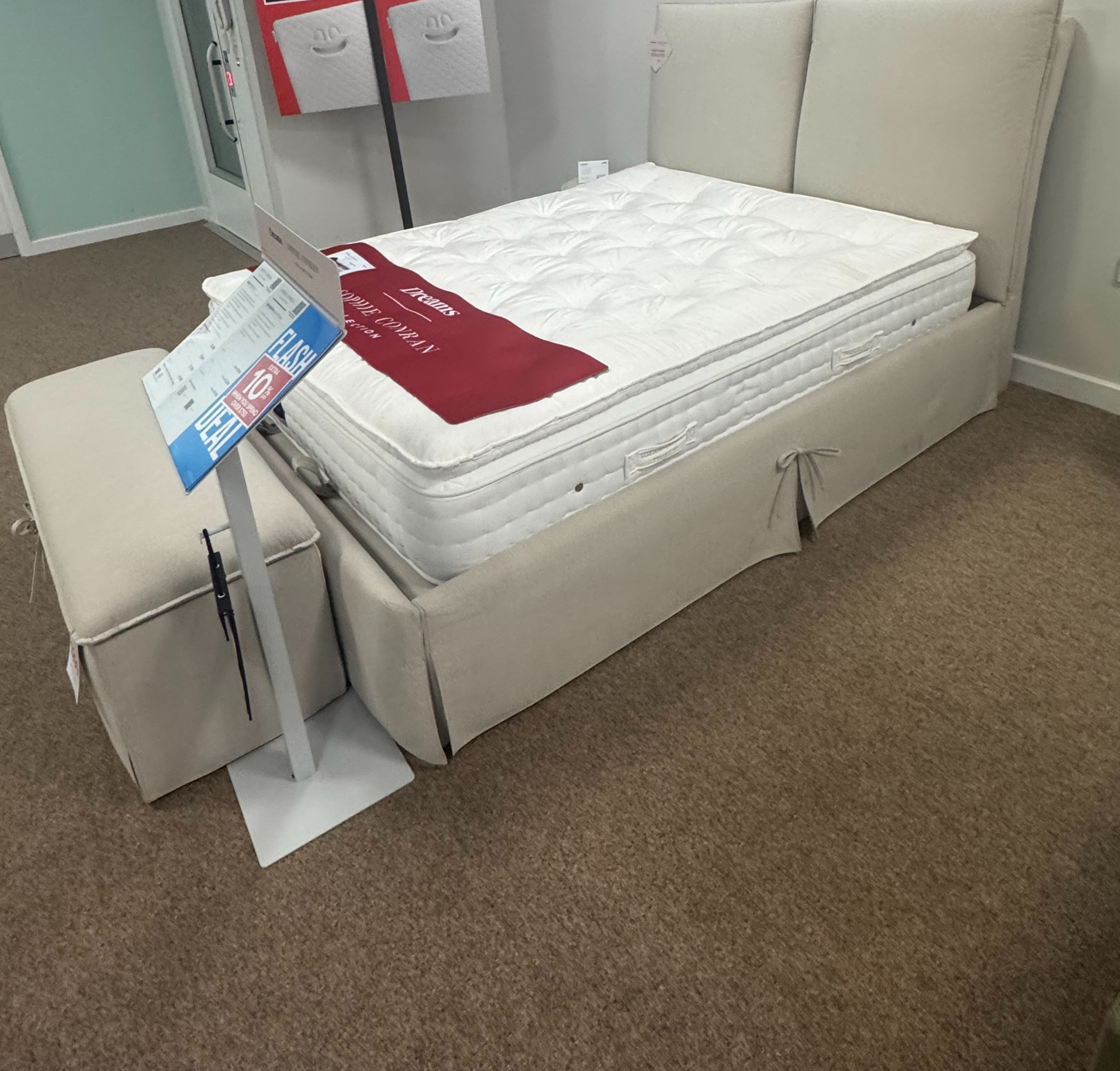 Ex Display Sophie Conran Bedframe. Pop into Crewe Branch on grand junction retail park and ask our colleagues for details.
This wont be around for long.