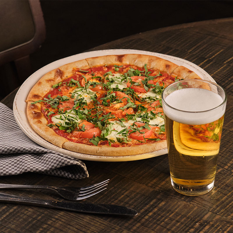 BURRATA MARGHERITA PIZZA