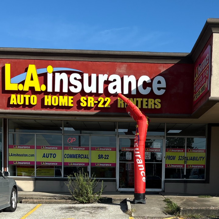 Exterior of the L.A. Insurance Agency located at 5745 Treaschwig Rd in TX 