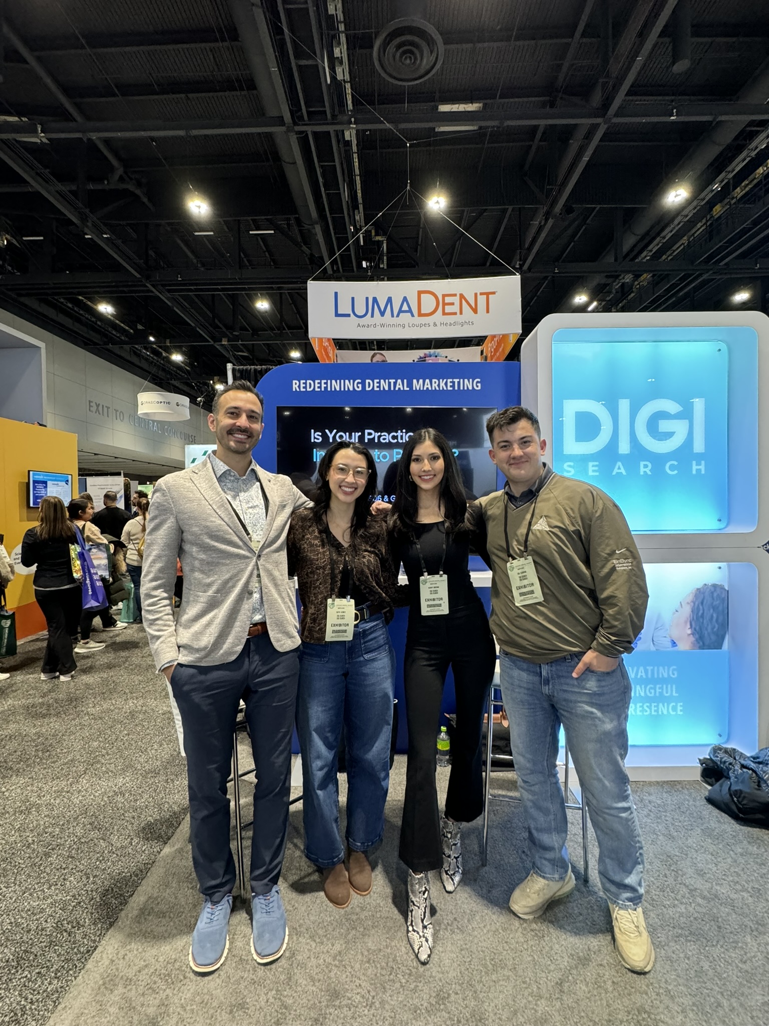 The DIGI Search booth at the 2025 Chicago Midwinter Meeting