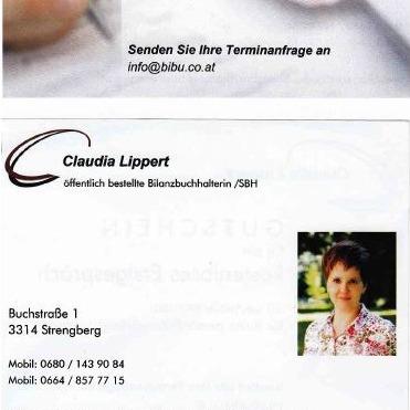 Lippert Claudia selbstständige Bilanzbuchhalterin, Personalverrechnerin Logo