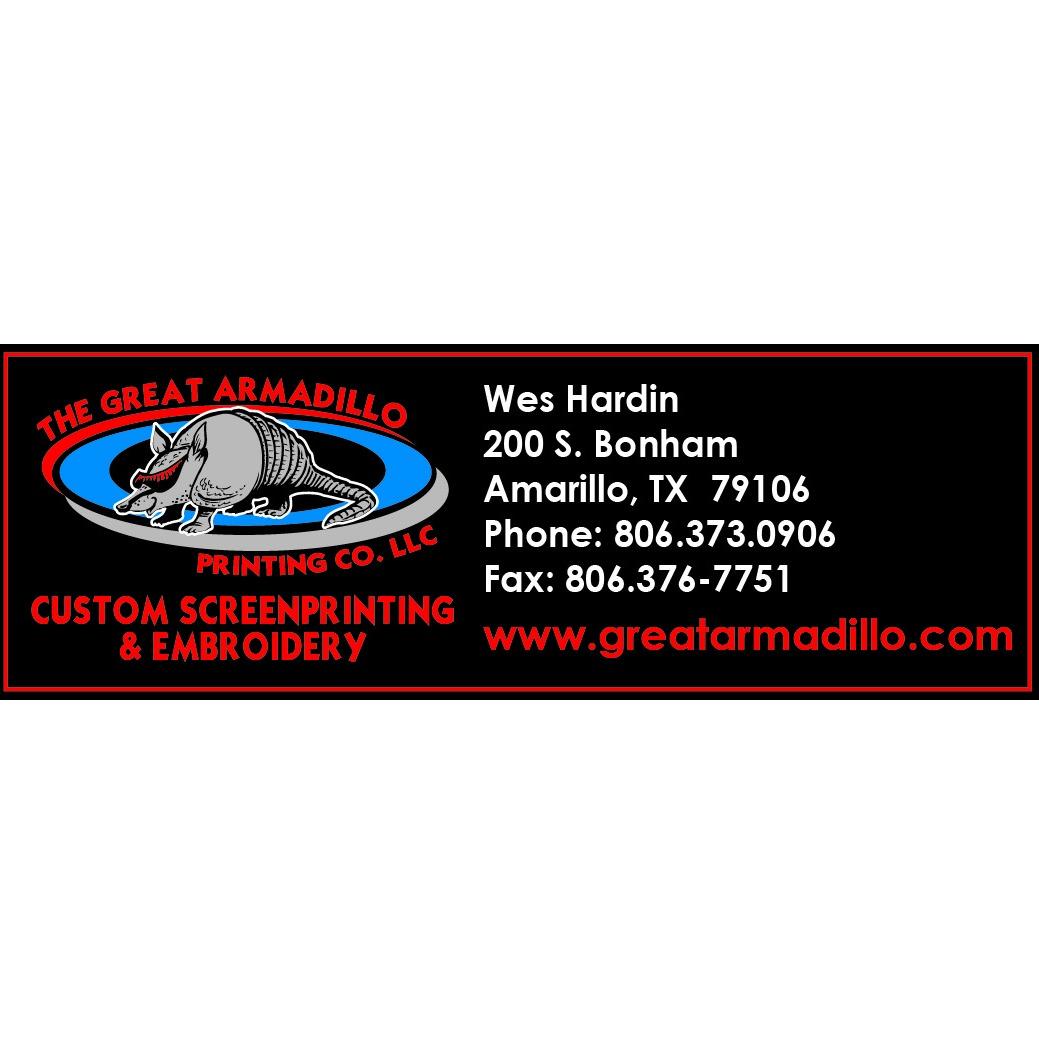 The Great Armadillo Printing Co. LLC Logo