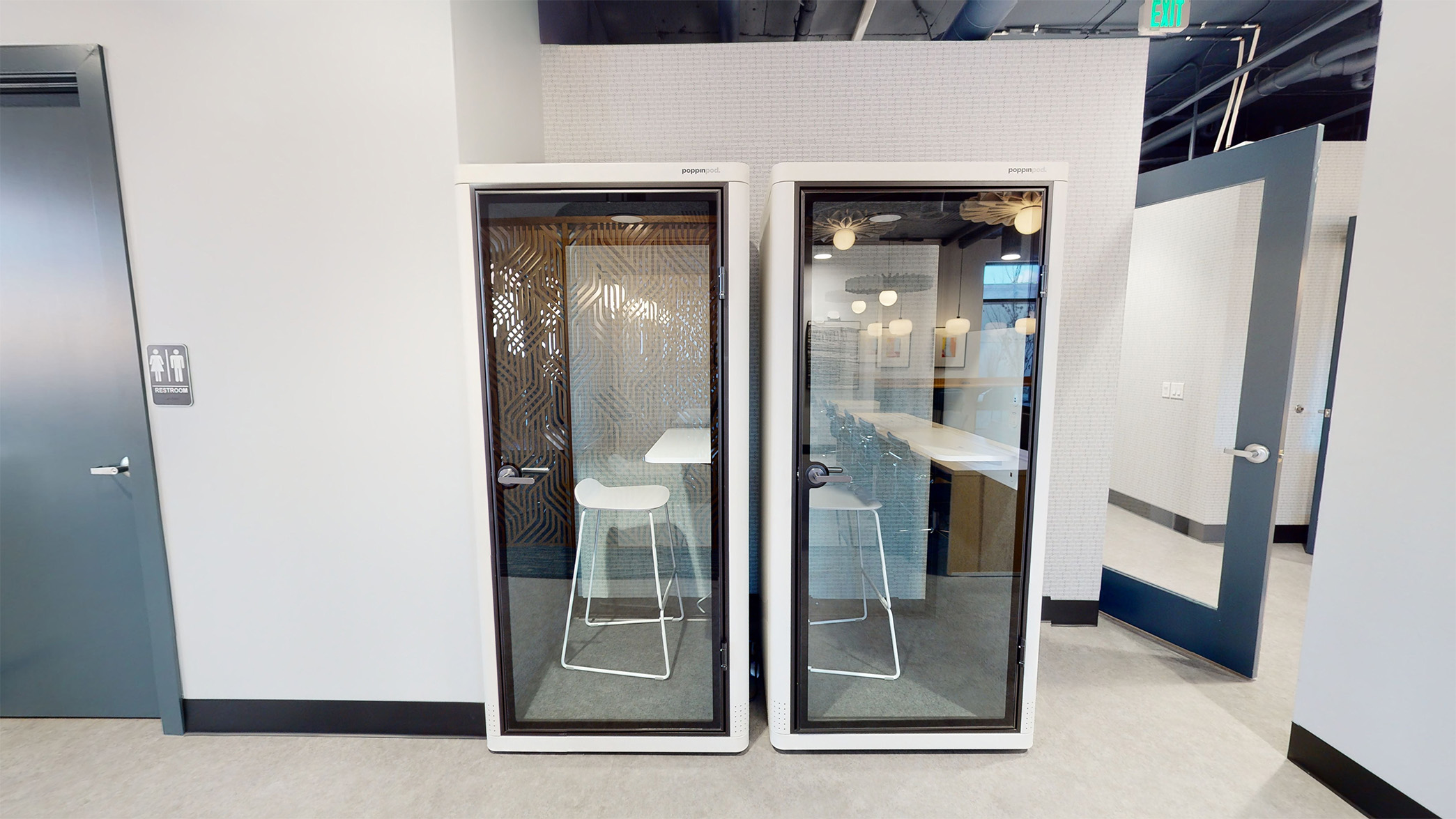 Privacy Pods for important phone calls