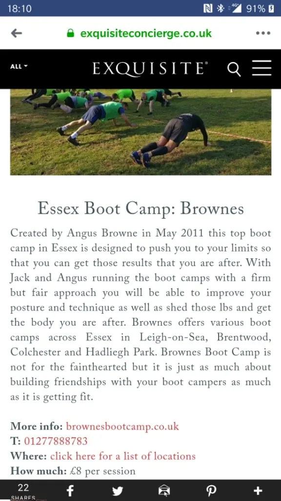 Images Brownes Boot Camp