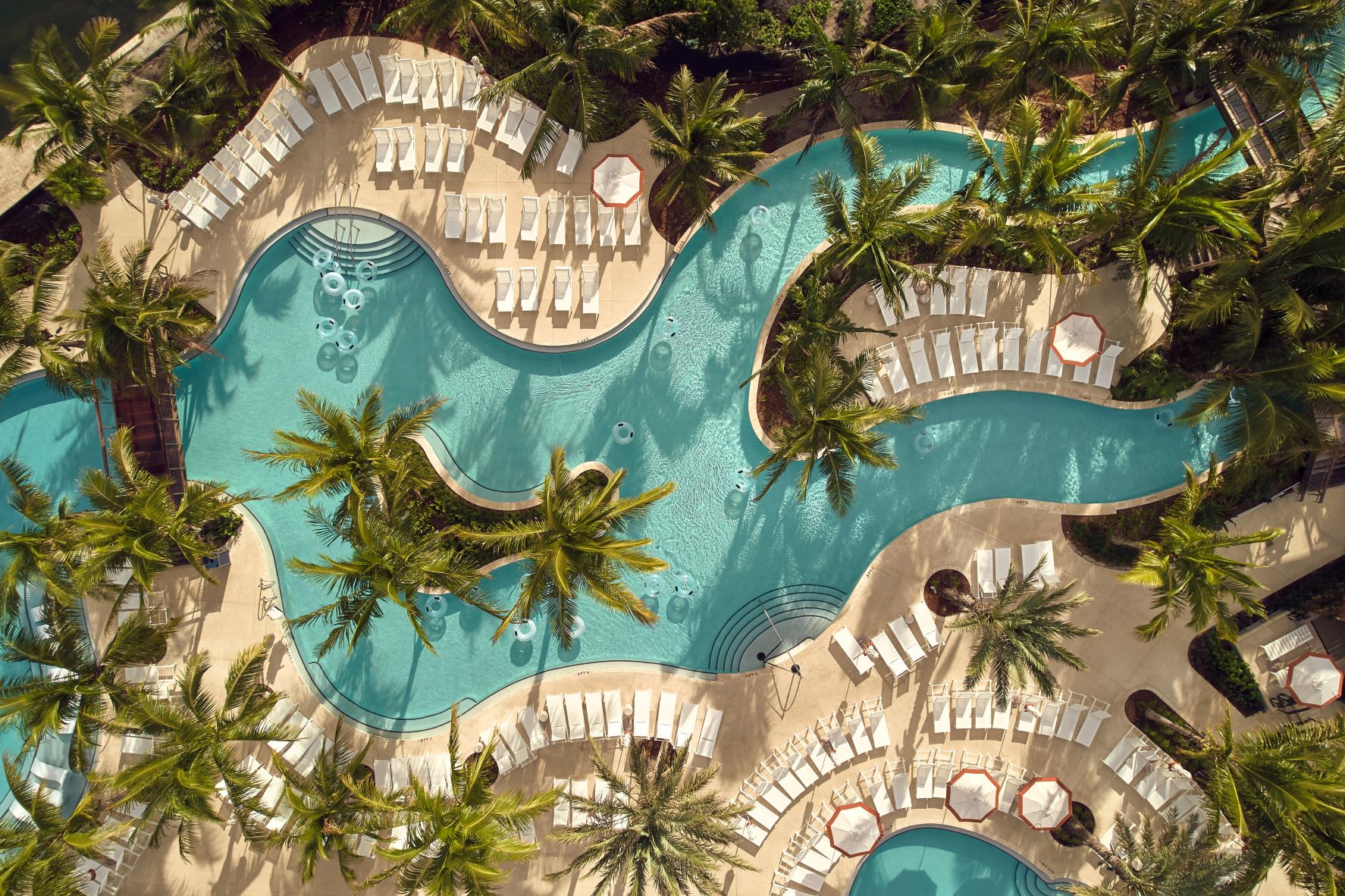 Harborside Pool Club lazy river at The Boca Raton