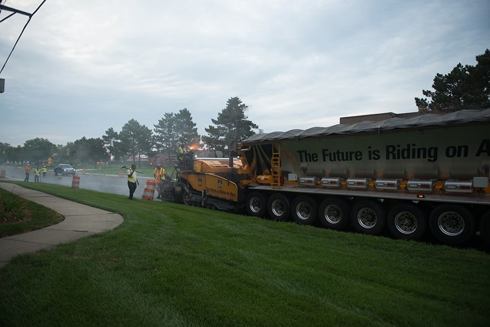 19 Mile Rd paving project