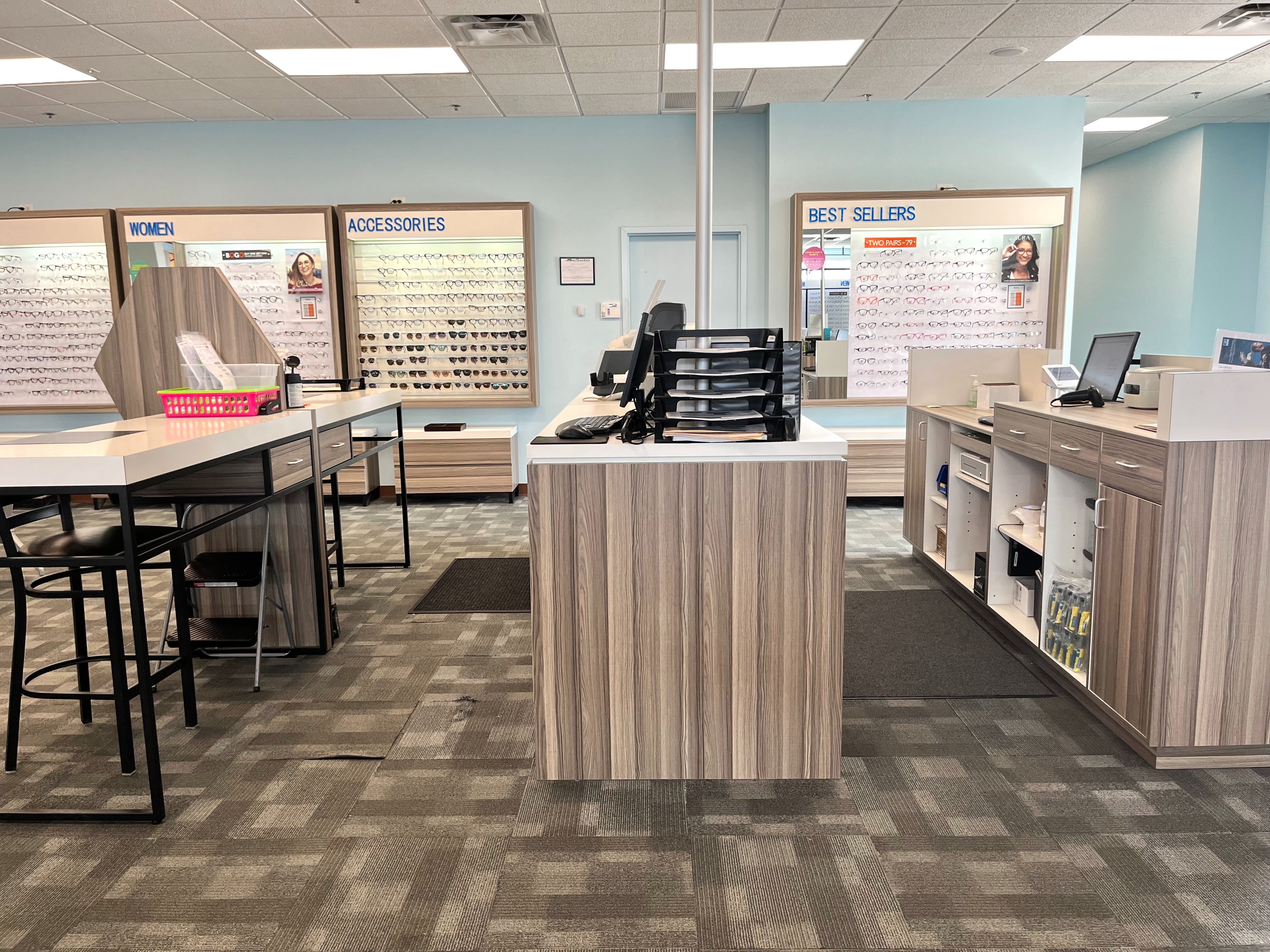 Store Interior at Stanton Optical Store DeSoto TX 75115