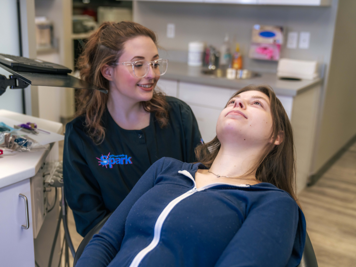 Spark Orthodontics patient