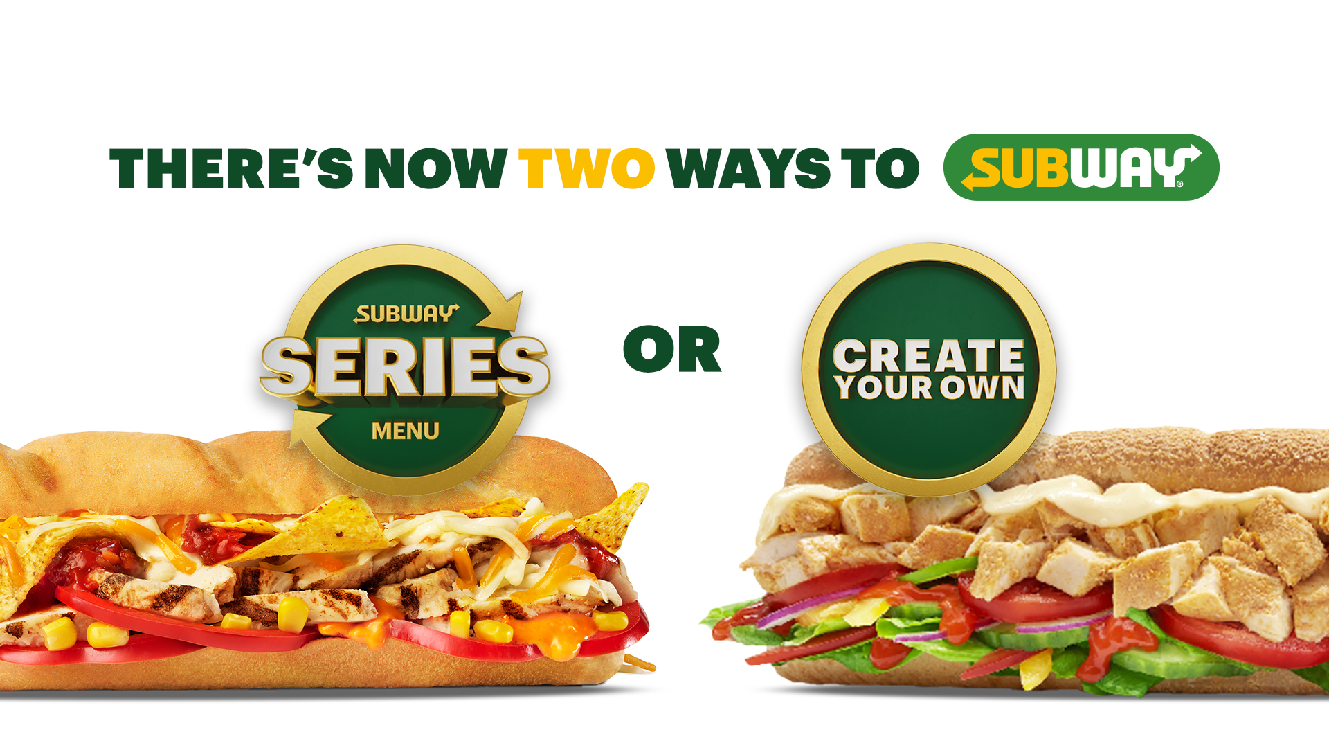 There's now TWO ways to Subway! Subway Guiseley 01943 878893