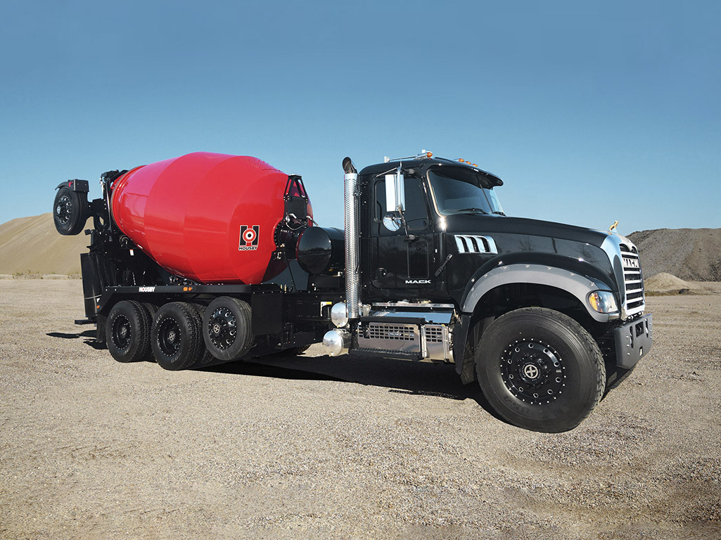 Black Mack Trucks At Housby