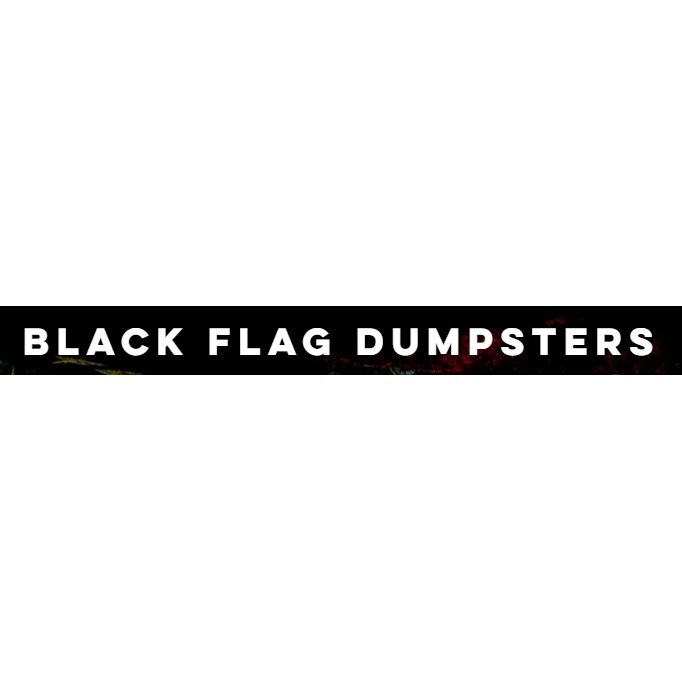 Black Flag Dumpsters Logo