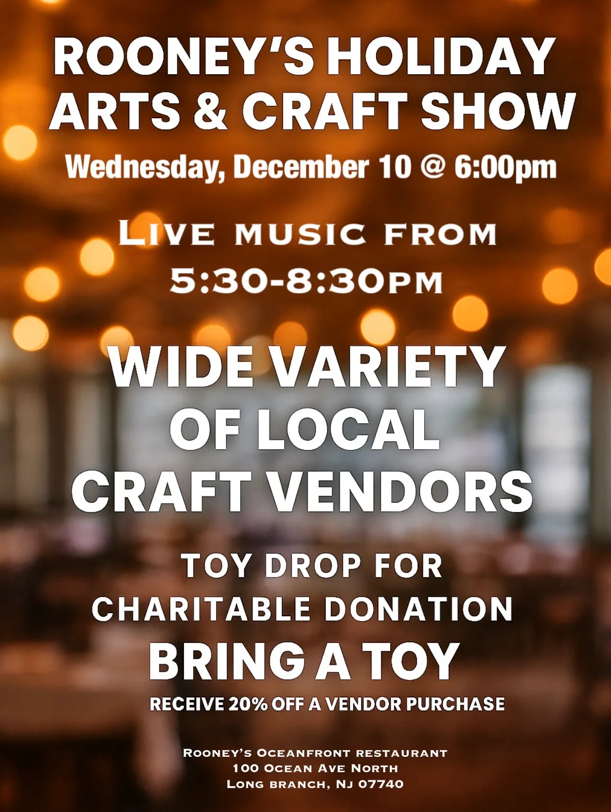 Image of Local Pet Event WAGGIN EVENT: Rooney's Holiday Art Show Nearby