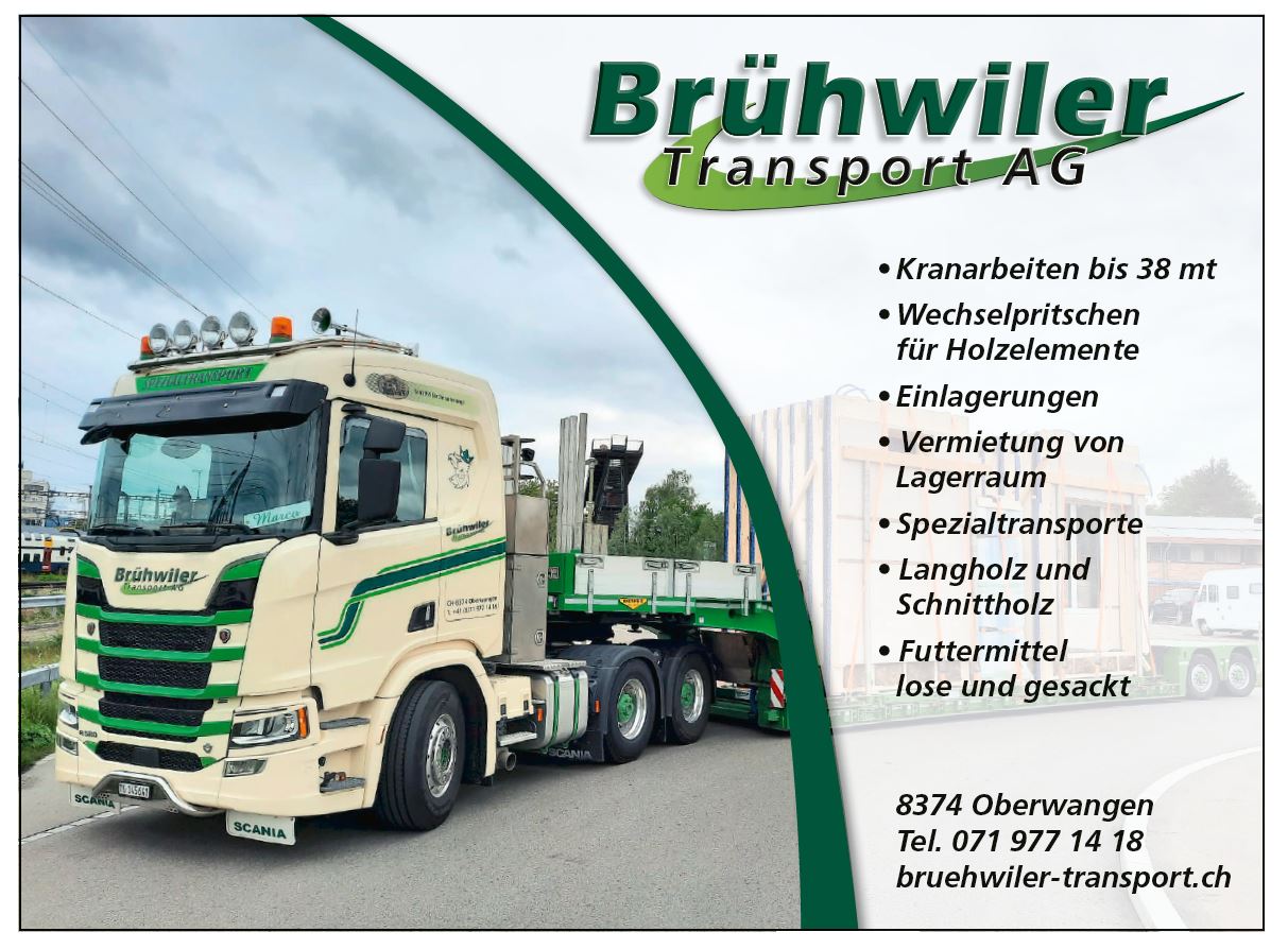Bilder Brühwiler Transport AG, Oberwangen TG
