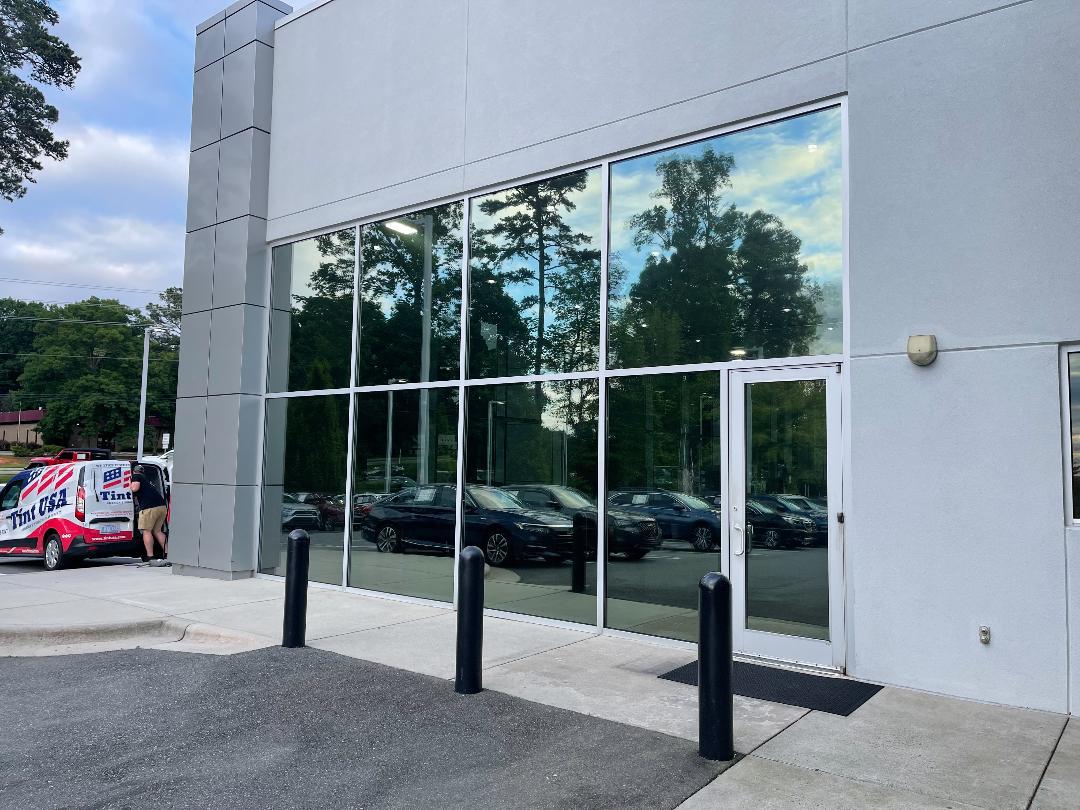 Professional commercial window tinting services in Charlotte, NC.