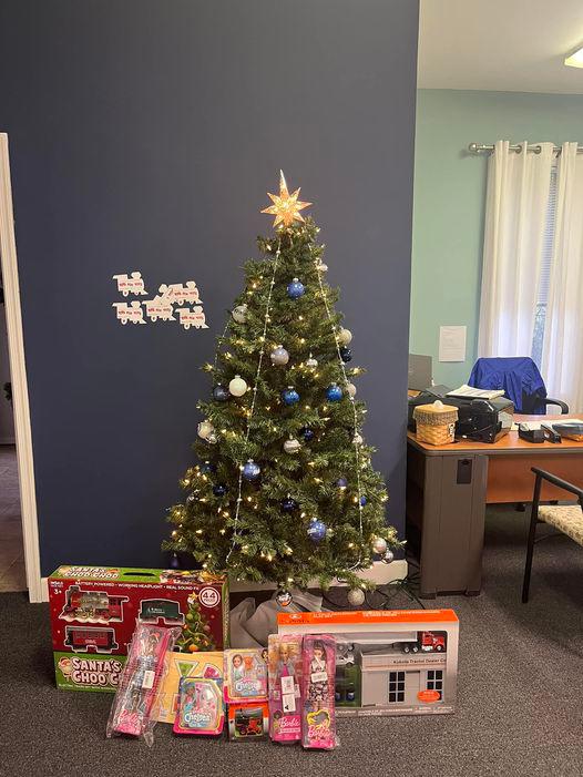 We just received some donations for our Toys for Tots drive! We are so excited to help this holiday season.