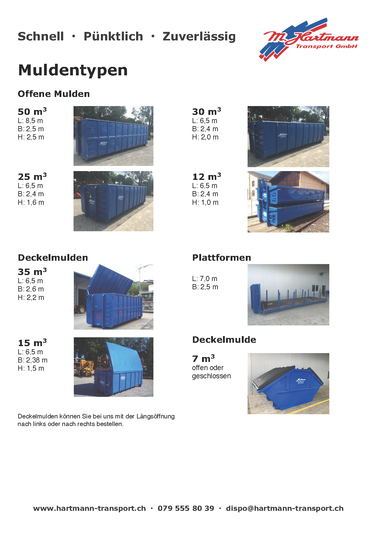 M. Hartmann Transport GmbH, Tannstrasse 2 in Otelfingen