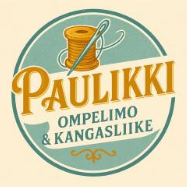 Paulikki ompelimo & kangasliike Logo