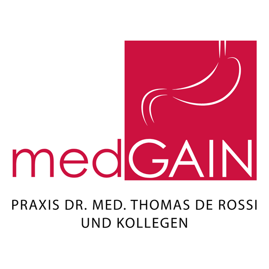 Logo Dr.med. Thomas de Rossi & Kollegen- medGAIN - Praxis für innere Medizin und Gastroenterologie