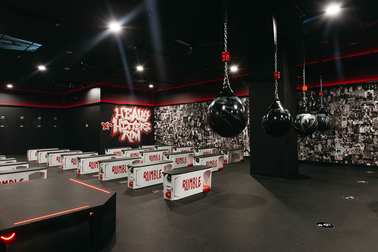 Workout space for boxing & strength training