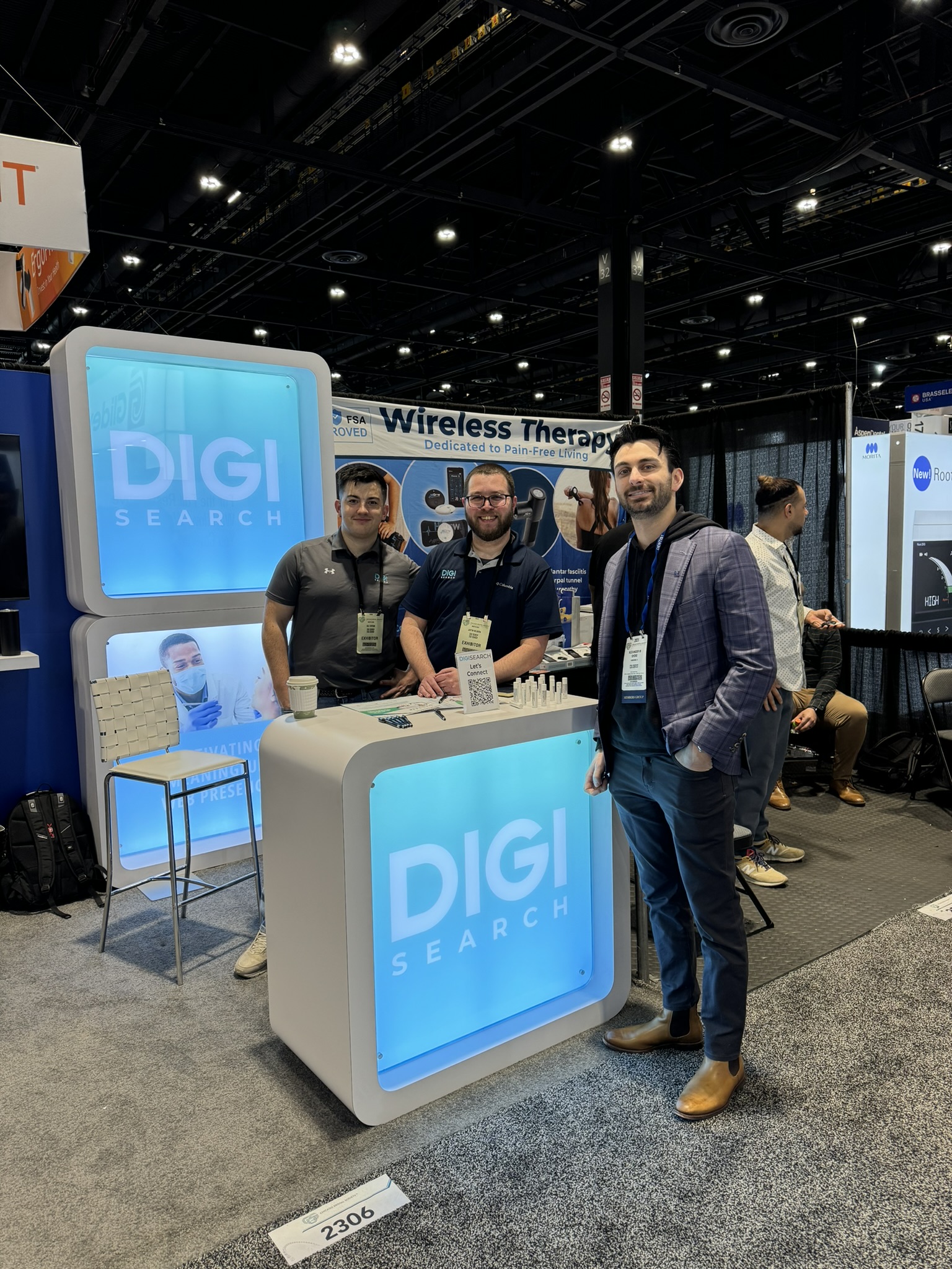 The DIGI Search booth at the 2025 Chicago Midwinter Meeting