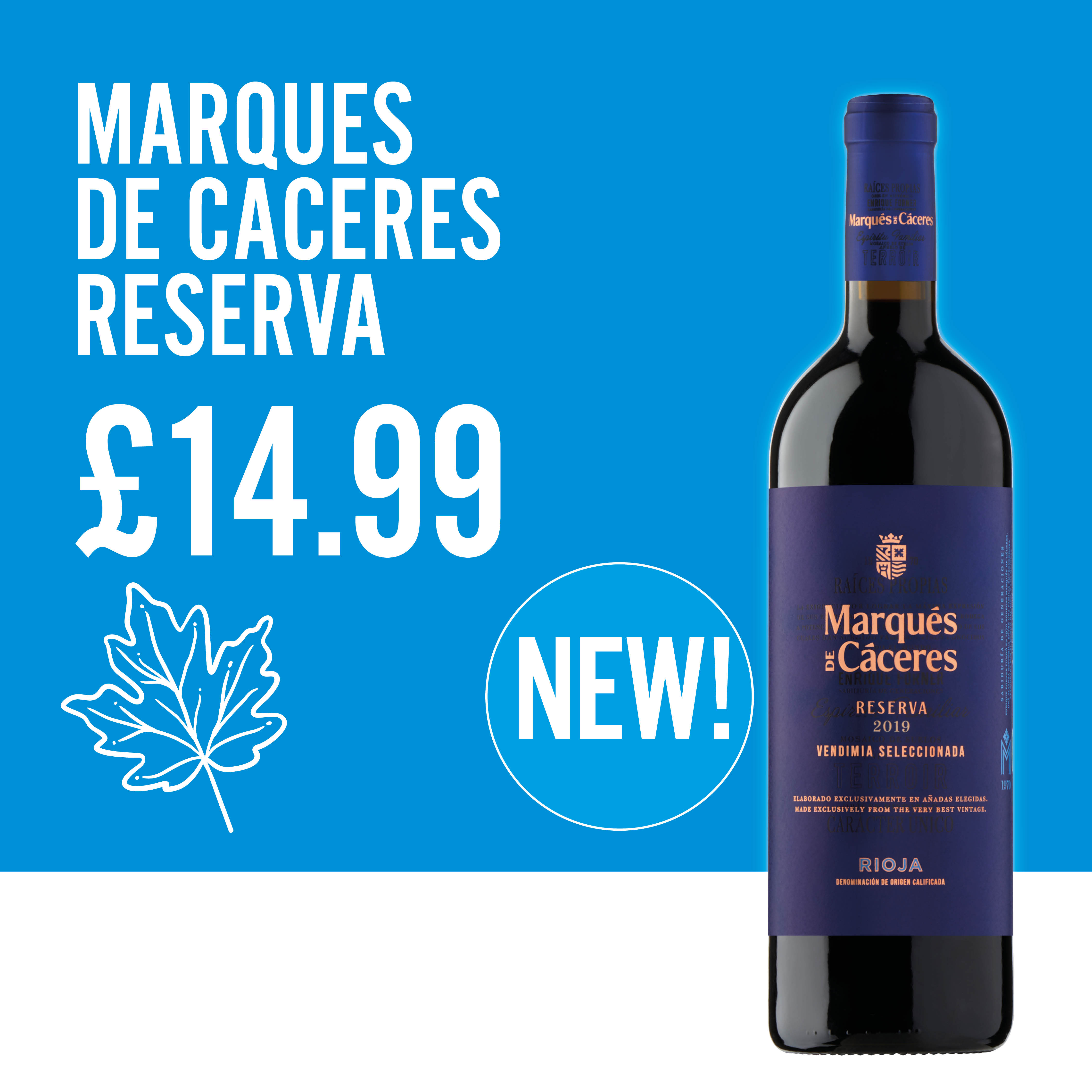 Marques De Cacres Reserva - New £14.99