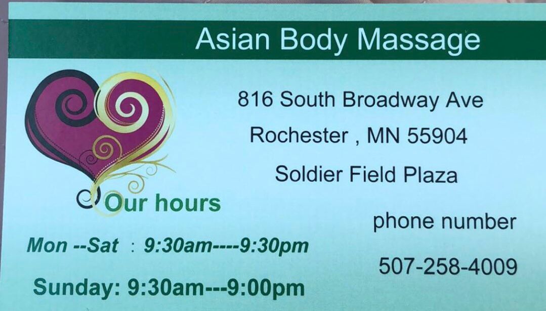 Asian Body Massage Photo