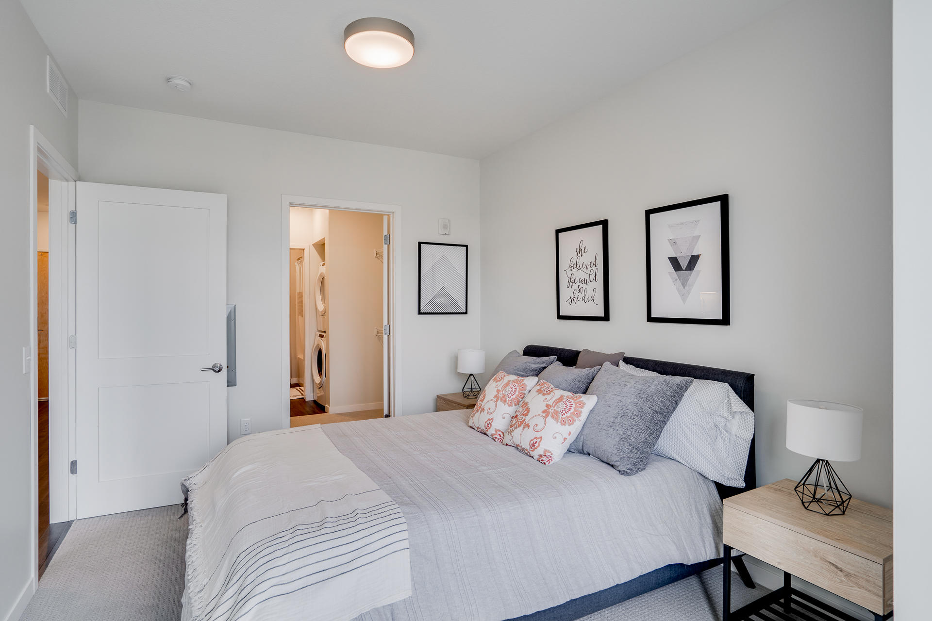 Bedroom With Walk-In Closet