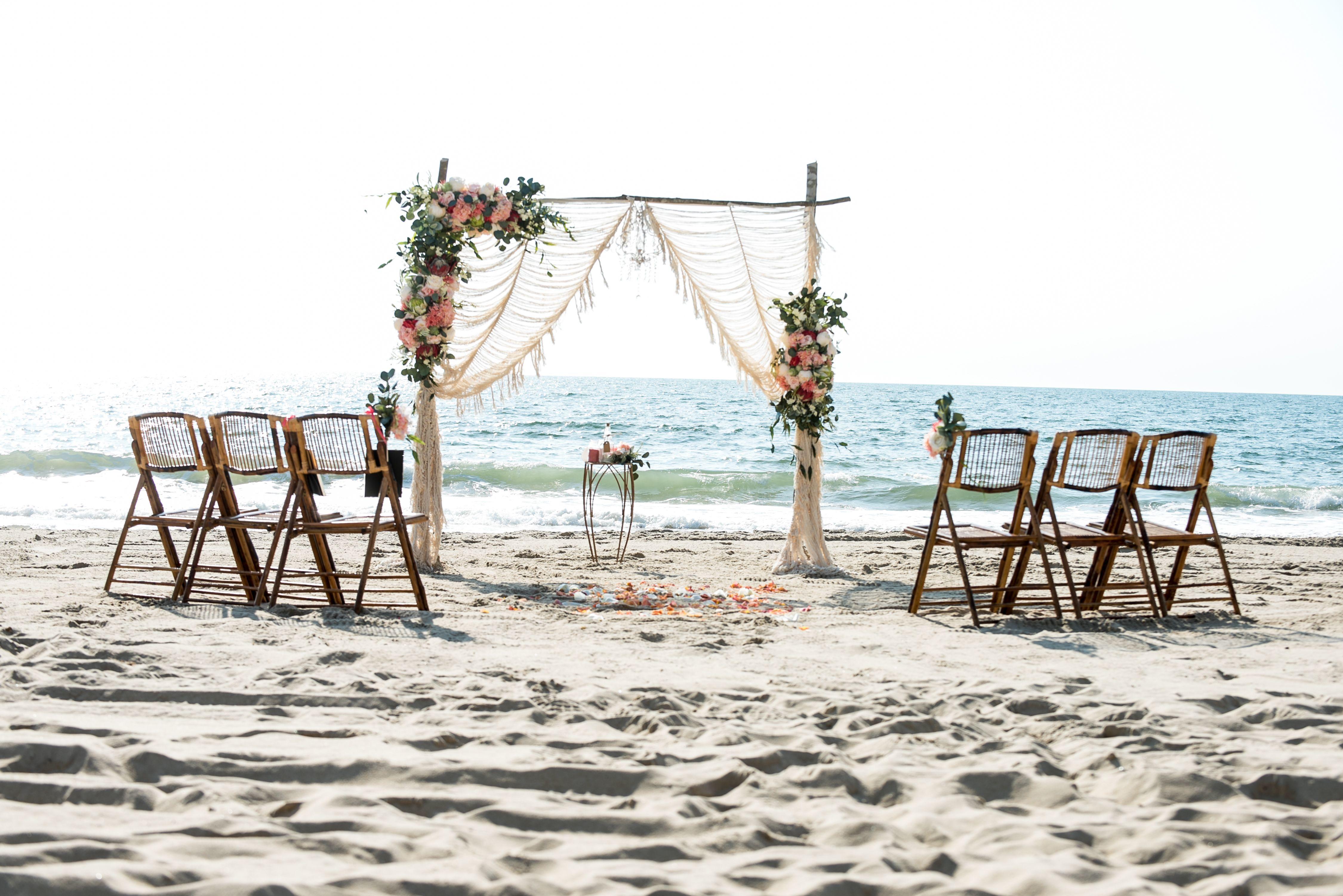 Barefoot Beach Bride Photo