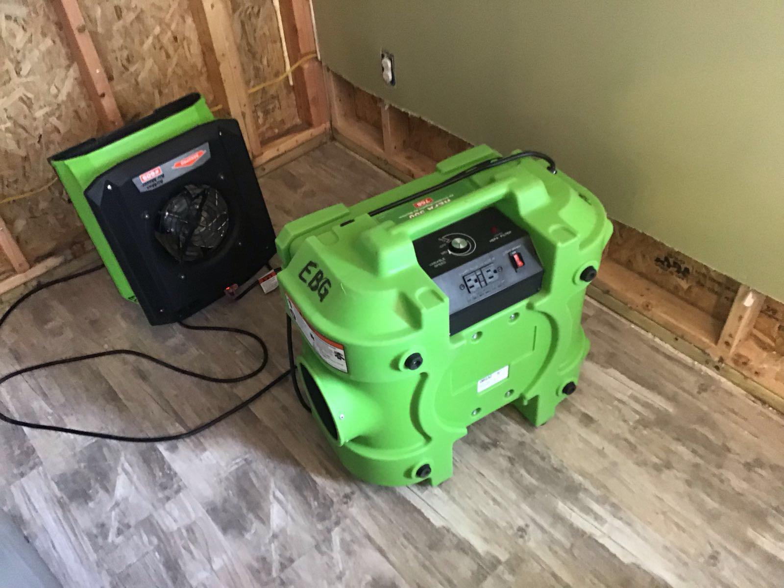 Our equipment will get your water damaged home dry!