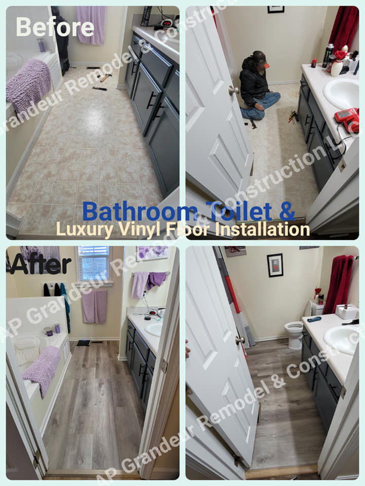 AP Grandeur Remodel LLC offers professional bathroom remodeling services that elevate the comfort and style of your home. We work closely with our clients to reimagine and update bathrooms of all sizes, ensuring the final result reflects both beauty and functionality. Our experienced team is dedicated to delivering seamless projects with attention to detail and superior finishes. From concept to completion, we focus on creating spaces that feel luxurious, modern, and customized to your lifestyle.