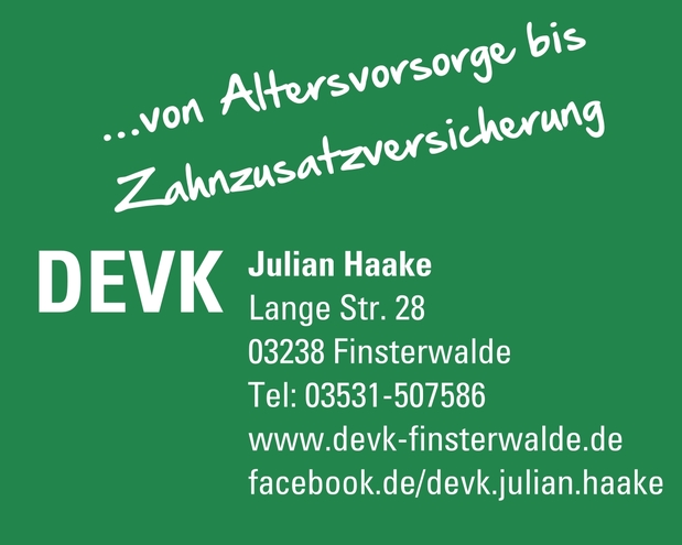 Devk Versicherung Julian Haake In Finsterwalde In Das Ortliche